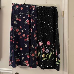2 Vintage Ladies Skirts